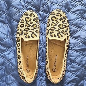 Womens leopard print flat